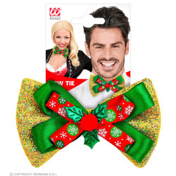 Motýlik s vianočným motívom